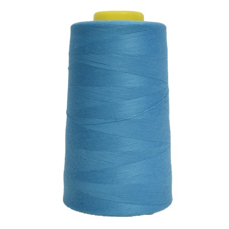 Vanguard Sewing Machine Polyester Thread,120'S,5000m Spools Col: Turquoise Blue